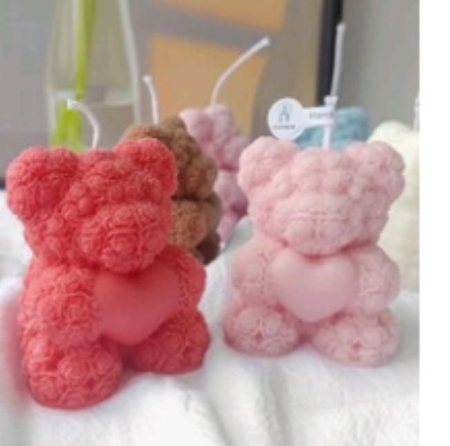 7 Silicone Candle Moulds Pillar Candle Making