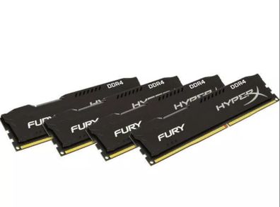 Kingston HyperX Fury 64GB (4 x 16GB) DDR4-2666MHz CL16 Gaming Memory