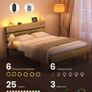 Double bed frame LED Image 3