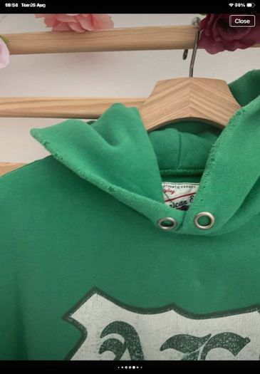 hoodie American eagle retro green shamrock special edition hoodie x small