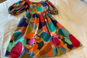 Girls stunning summer occasion party dress Next cut out detail Age 9 10
