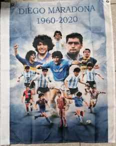 Diego Maradona flag 3ft x 2ft.