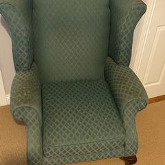 Queen  Anne Wingback Armchair
