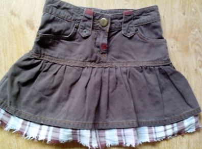 Cowboy Brown Skirt. Age 6-7
