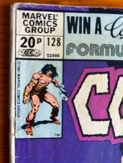 Comic: 'Conan The Barbarian' no. 128 (November 1981)