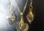 Swarovski Element Pendant and Earrings