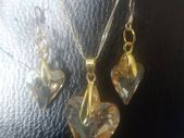 Swarovski Element Pendant and Earrings