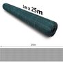 Chicken Wire Mesh Roll, PVC Coated Hexagonal Wire Mesh Fencing, Wire Poultry Netting, 1m x 25m, Hole Size: 25mm, Green (FREE POSTAGE) Image 4
