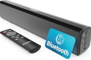 MAJORITY Bowfell | Bluetooth Sound Bar for TV | 50 Watt 2.0 Stereo Speaker Soundbar | Optical, RCA, USB, MP3 &amp; AUX Input | 39cm | Custom EQ Settings &amp; Remote Control (Black)