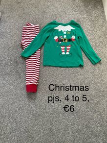 Christmas pyjamas, 4 to 5