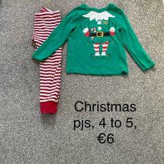 Christmas pyjamas, 4 to 5