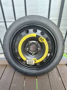 Genuine VW Audi 16" Space Saver Spare Wheel & Hankook Tyre | 5x112 (125/70R16)
