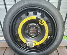 Genuine VW Audi 16" Space Saver Spare Wheel & Hankook Tyre | 5x112 (125/70R16)