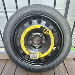 Genuine VW Audi 16" Space Saver Spare Wheel & Hankook Tyre | 5x112 (125/70R16)