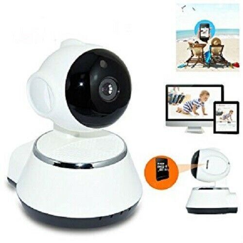 Wireless WiFi Camera HD 720p Pan Tilt CCTV Security Network IP IR Night Vision