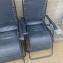 garden sun loungers good condition Image 4