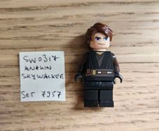 lego sw0317 anakin skywalker, set 7957
