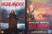 Highlander + Highlander 3 The Sorcerer DVD bundle christopher lambert action sci fi fantasy