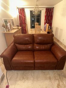 leather sofa