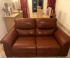 leather sofa