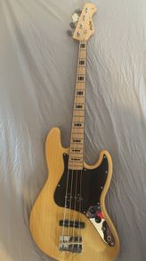 Harley Benton Natural Electric Bass Guitar
