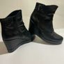 Vagabond Leather Wedges Size Uk 7 Image 2