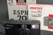 Pentax Espio 70 35mm Vintage Film Camera Boxed Tested Working