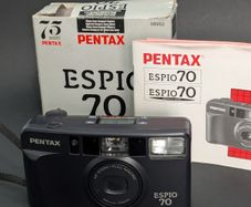 Pentax Espio 70 35mm Vintage Film Camera Boxed Tested Working