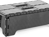 Portable Folding Step - The Lightweight Step Stool is Sturdy Enough to Support Adults and Safe Enough for Kids. Opens Easy with One Flip. Great for Kitchen, Bathroom, Bedroom, Kids or Adults