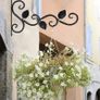 Hanging Basket Bracket 2 Pcs Plant Hooks, Hanging Basket Brackets Outdoor Metal Garden Hanging Hook Wall Plant Hanger Brackets for Hanging Plants Lanterns Bird Feeders Fence (Black) Image 7