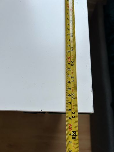 DESK IKEA PAHL desk 128cm X 58cm X (72cm/66cm/59cm)