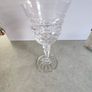 Lovely Galway Single White / Cherry Wine Glass. Image 5