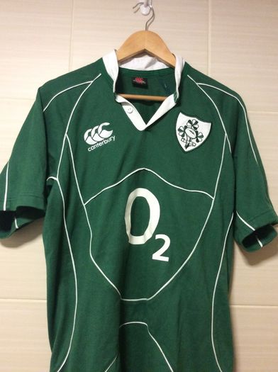Ireland Rugby Jersey. Grand Slam Winning Jersey 2009. Official Canterbury Mens Home Jersey. Authentic Original From 2009. Not A Modern Day Remake.