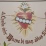 Antique 1800s Wall Art , Holy Card Paintings , Catholic Posters 21" x 14" and 2x 16" x 14" Image 8