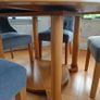 Oak Round Table Image 4