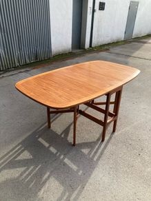 Nathan 1970s Teak Gateleg Table - Warehouse and Showroom Open Saturday 31st October 12 till 4pm