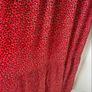 dress bnwt size 12 maxi red tiered dress size 12 v neckline long sleeved Image 9