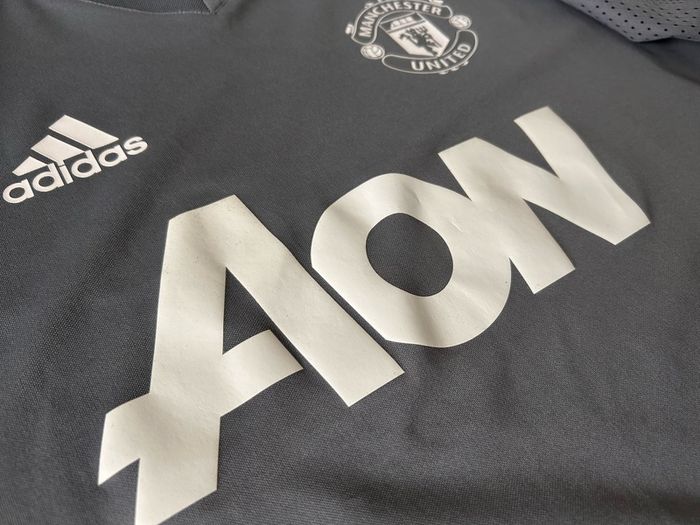 Manchester United set of TWO player issue football training jersey shirts