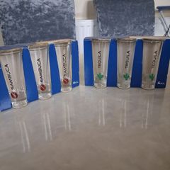 Sets of Sambuca and Tequila Glasses