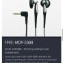 1995 Sony E888 flagship earbud Image 6