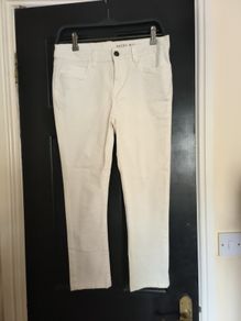 Noisy May skinny white jeans 28w/32l