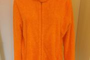 Janina neon orange zipped fleece jacket size UK20 EU48 Postage included
