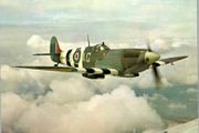 Spitfire IX MH 434 G-ASJV Postcard Fighter Aircraft DB