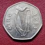 Ireland 1983 50P Fifty Pence Excellent coin Image 5