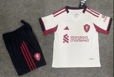 Liverpool away kid sizes  season 25/26