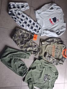 bundle of fleece pyjamas