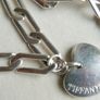 Vintage Tiffany & Co Extremely Long Heavy Chain Heart Tags Pendant In Sterling Silver 925 Length 38" Weight 67,30g Image 10