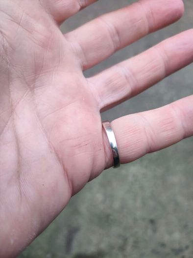 Sterling Silver Rub over CZ Solitaire ring