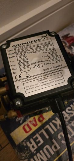 Water Pump - Grundfos STP-3.0 B (IRL), 3-bar, twin-impeller