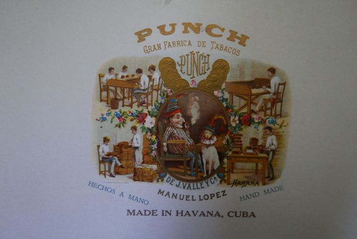 Punch Empty Cigar Wooden Box